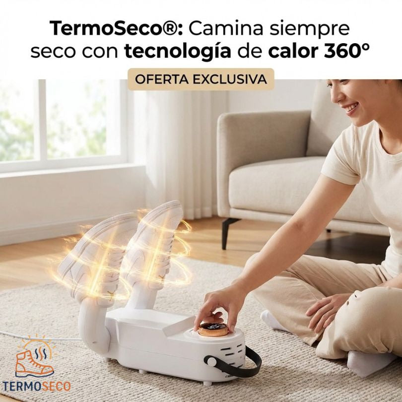 TermoSeco®️ Secado profesional que cuida y protege tu calzado