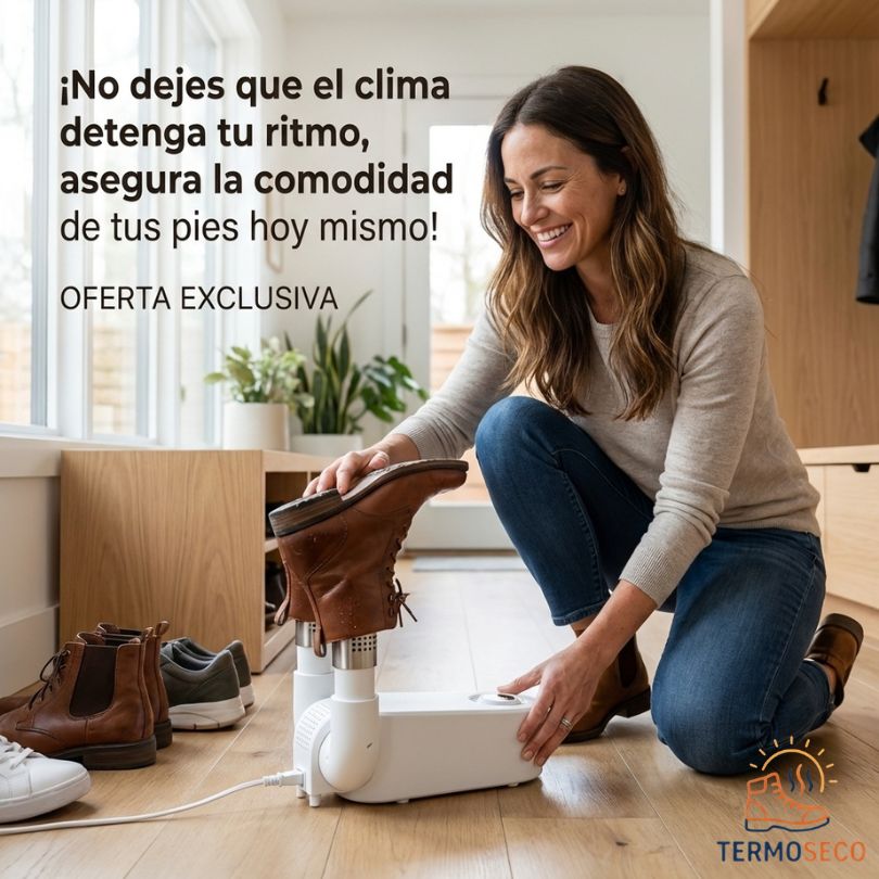 TermoSeco®️ Secado profesional que cuida y protege tu calzado