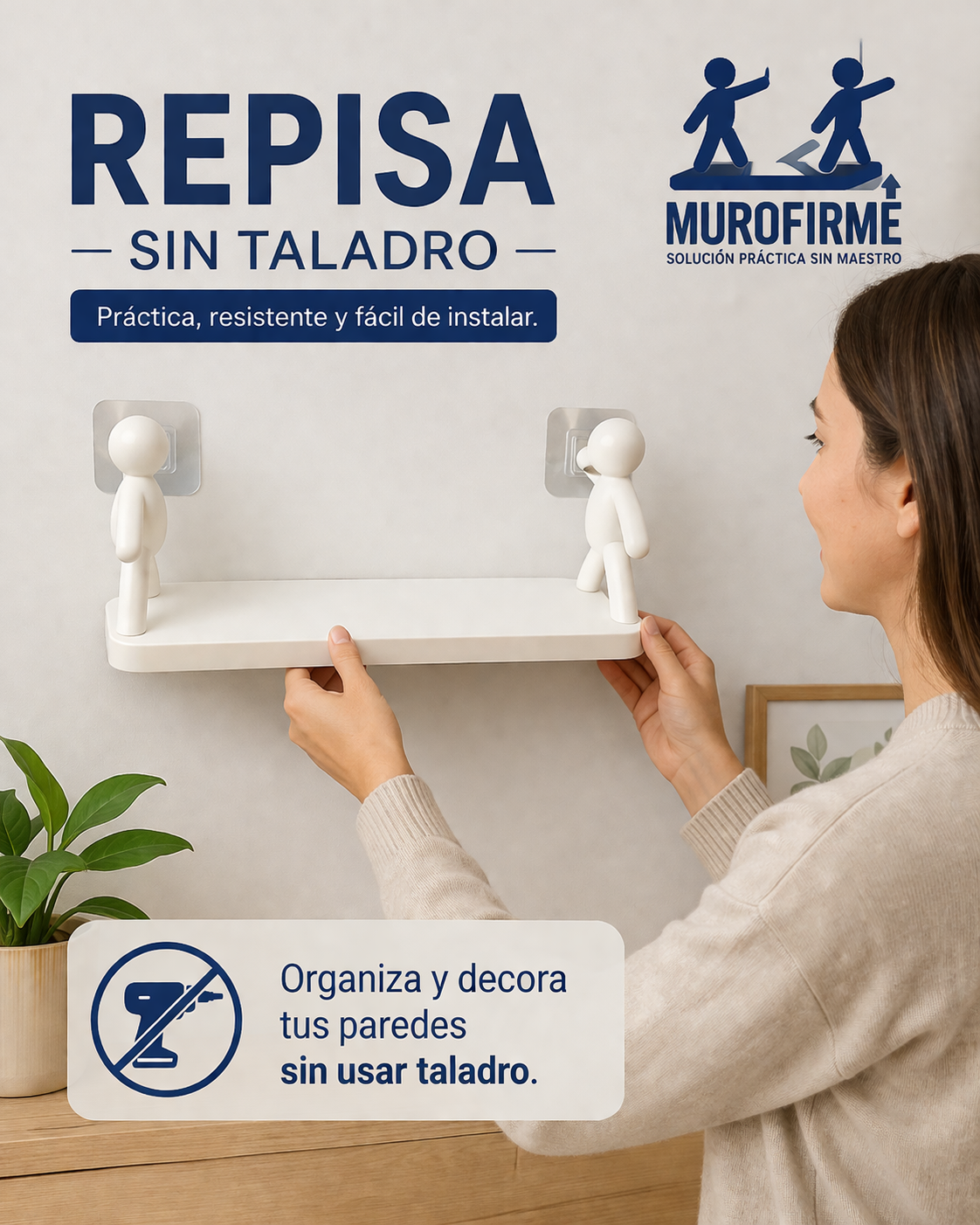 MuroFirme®️: La solución creativa para un hogar ordenado y con estilo.