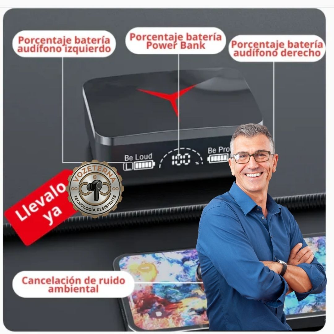 VOZETERNA®️: Audífonos inalámbricos diseñados para superar tus límites.