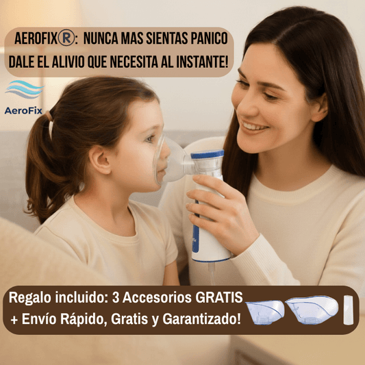 AeroFix®️- El Nebulizador Portátil que te da el control Total y Tranquilidad Siempre