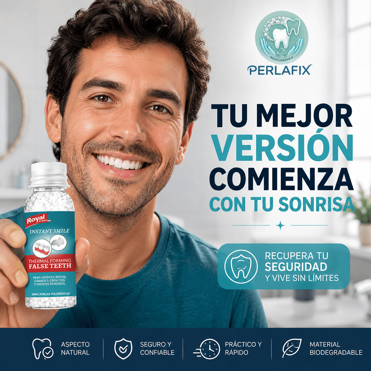 PERLAFIX®: El kit de modelado térmico instantáneo para crear piezas estéticas temporales en minutos.