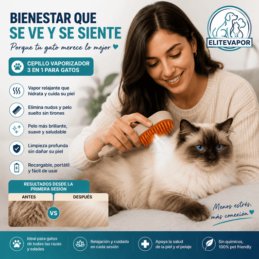 ELITEVAPOR®️: Dile adiós a los nudos y parásitos con el poder del vapor.