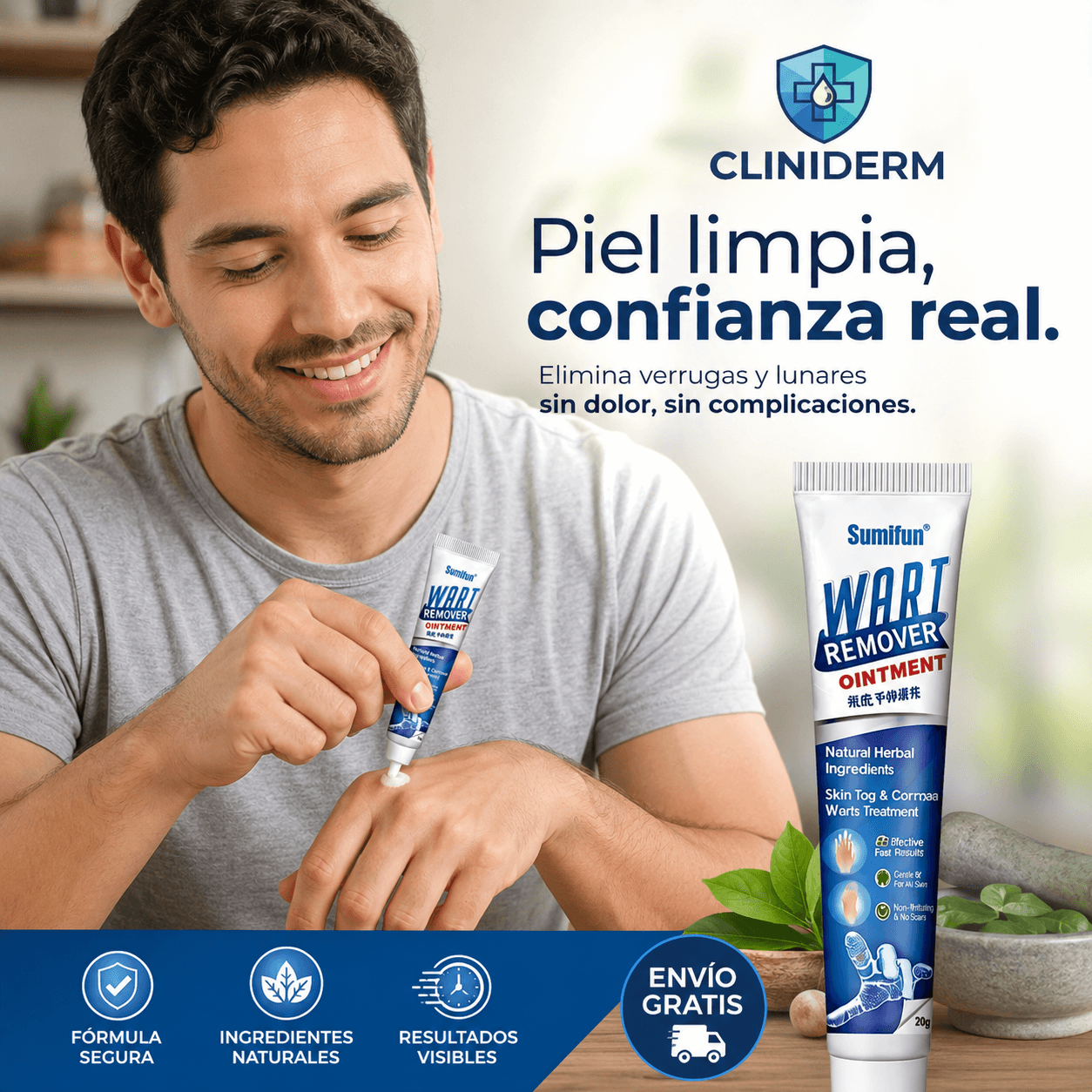 Cliniderm®: La solución definitiva y discreta para eliminar verrugas en casa.