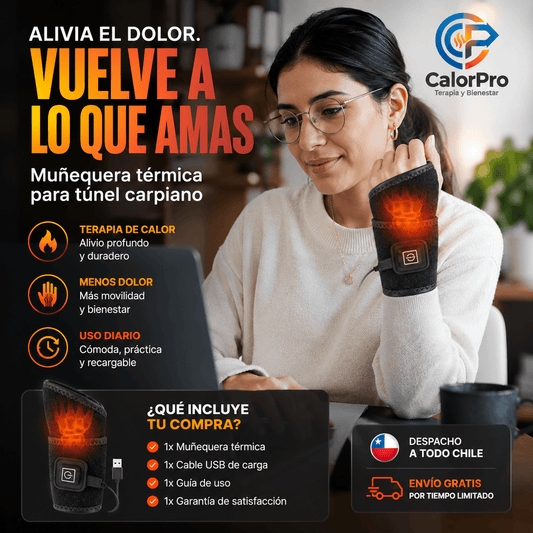 CALORPRO®️: El soporte térmico y ergonómico que tus muñecas necesitan día a día.