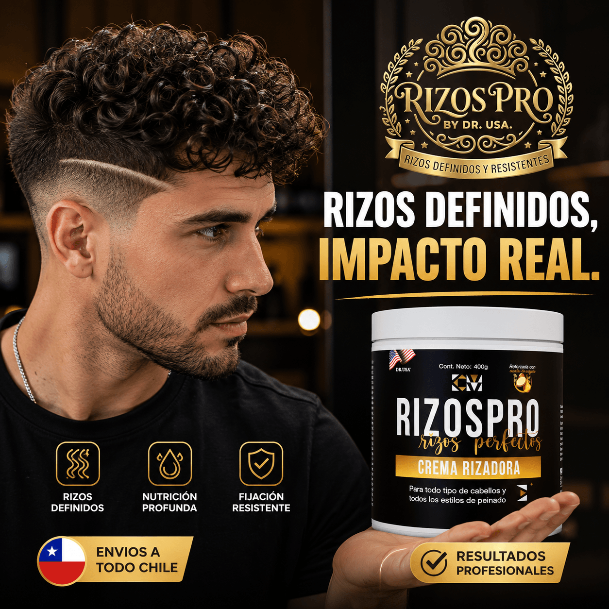 RIZOSPRO®: La crema de peinado ligera diseñada para definir, hidratar y dar elasticidad a tus rizos.