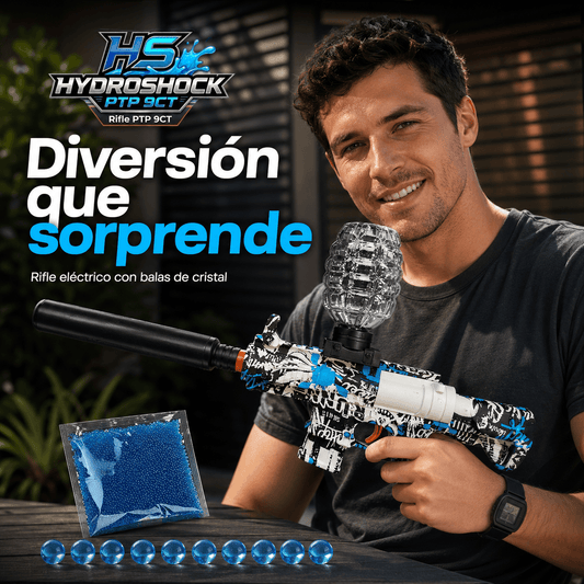 HIDROSHOCK®: El rifle de hidrogel en ráfaga que transforma tus tardes de juego al instante.