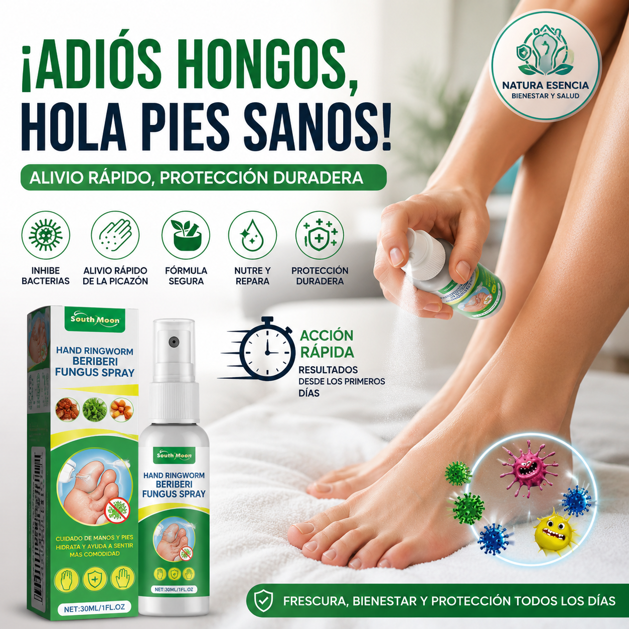 ¡Oferta 2x1! Asegura doble protección, frescura herbal y control de humedad pagando solo un frasco.