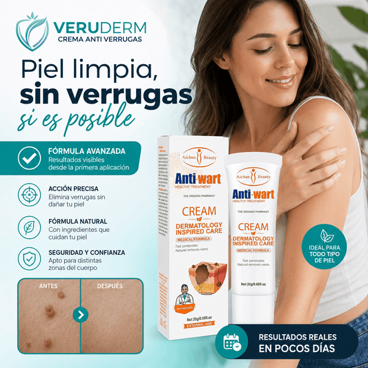 VERUDERM®: La crema renovadora localizada que devuelve la suavidad y uniformidad a tu piel.