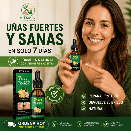 VITAMINI®: El suero concentrado de jengibre y cúrcuma que fortalece tus uñas desde la raíz.