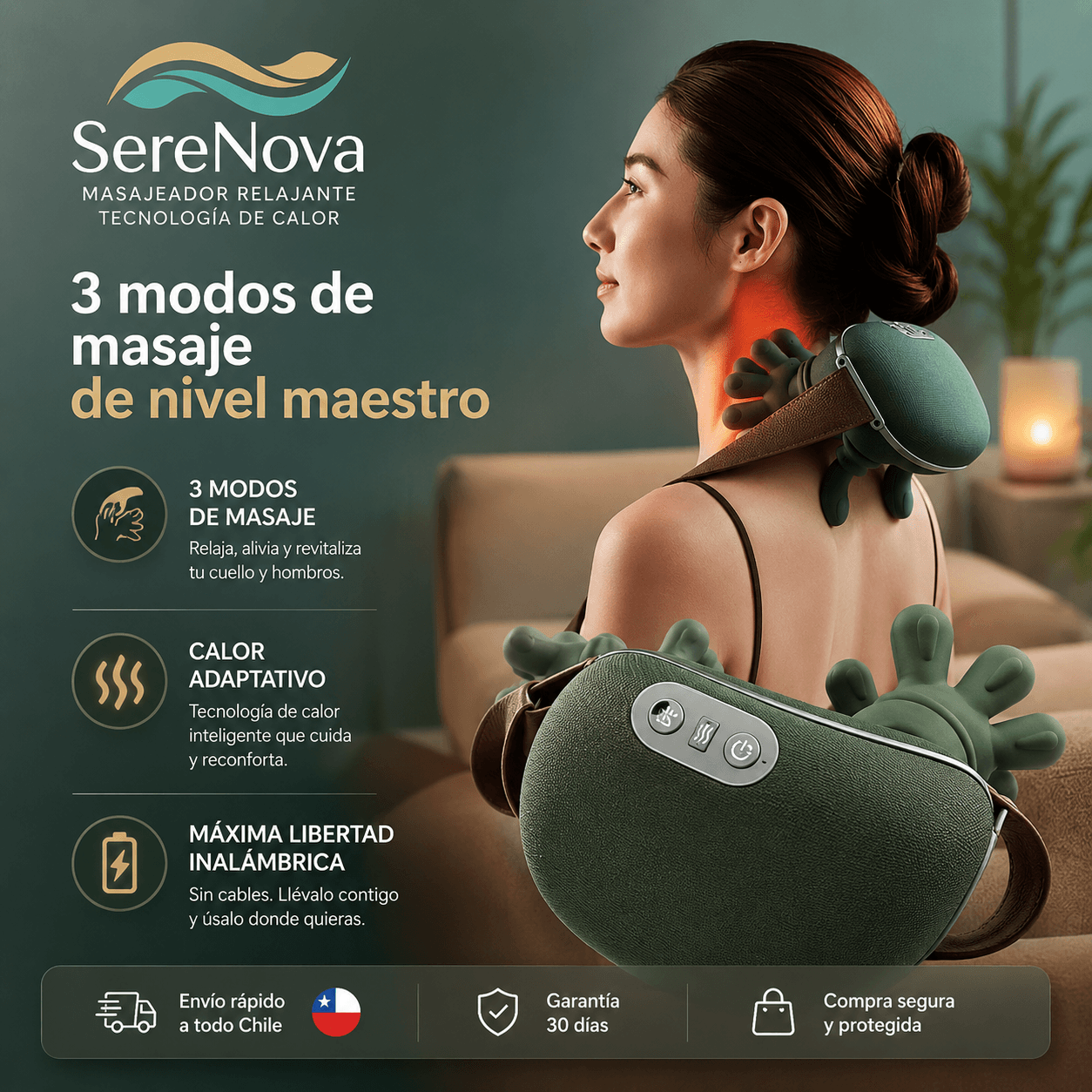 SERENOVA®: Consigue una relajación profunda, ligera y personalizada con la tecnología dual