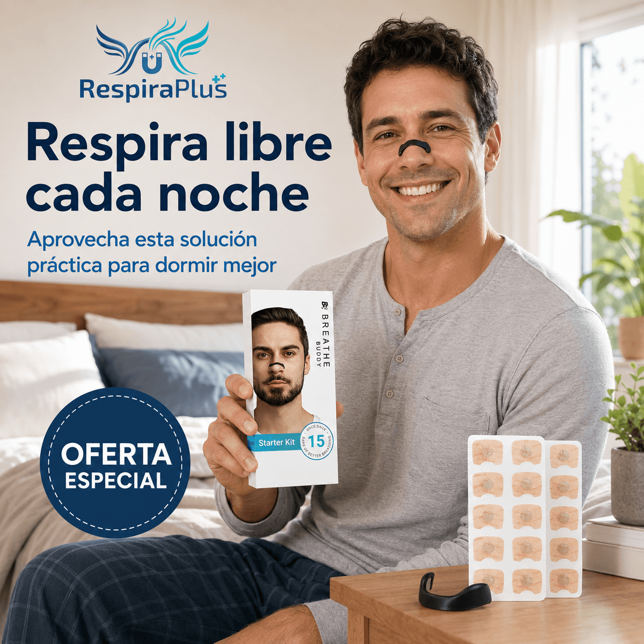 RESPIRAPLUS®: ¡Oferta exclusiva 2x1! El dilatador de sujeción externa que maximiza tu flujo de aire al instante.