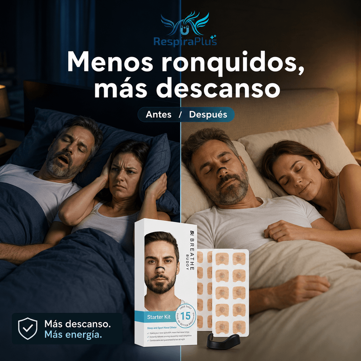 RESPIRAPLUS®: ¡Oferta exclusiva 2x1! El dilatador de sujeción externa que maximiza tu flujo de aire al instante.