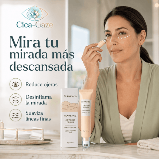 CICA-GAZE®: El hidratante de centella asiática que refresca y acondiciona tu mirada al instante.