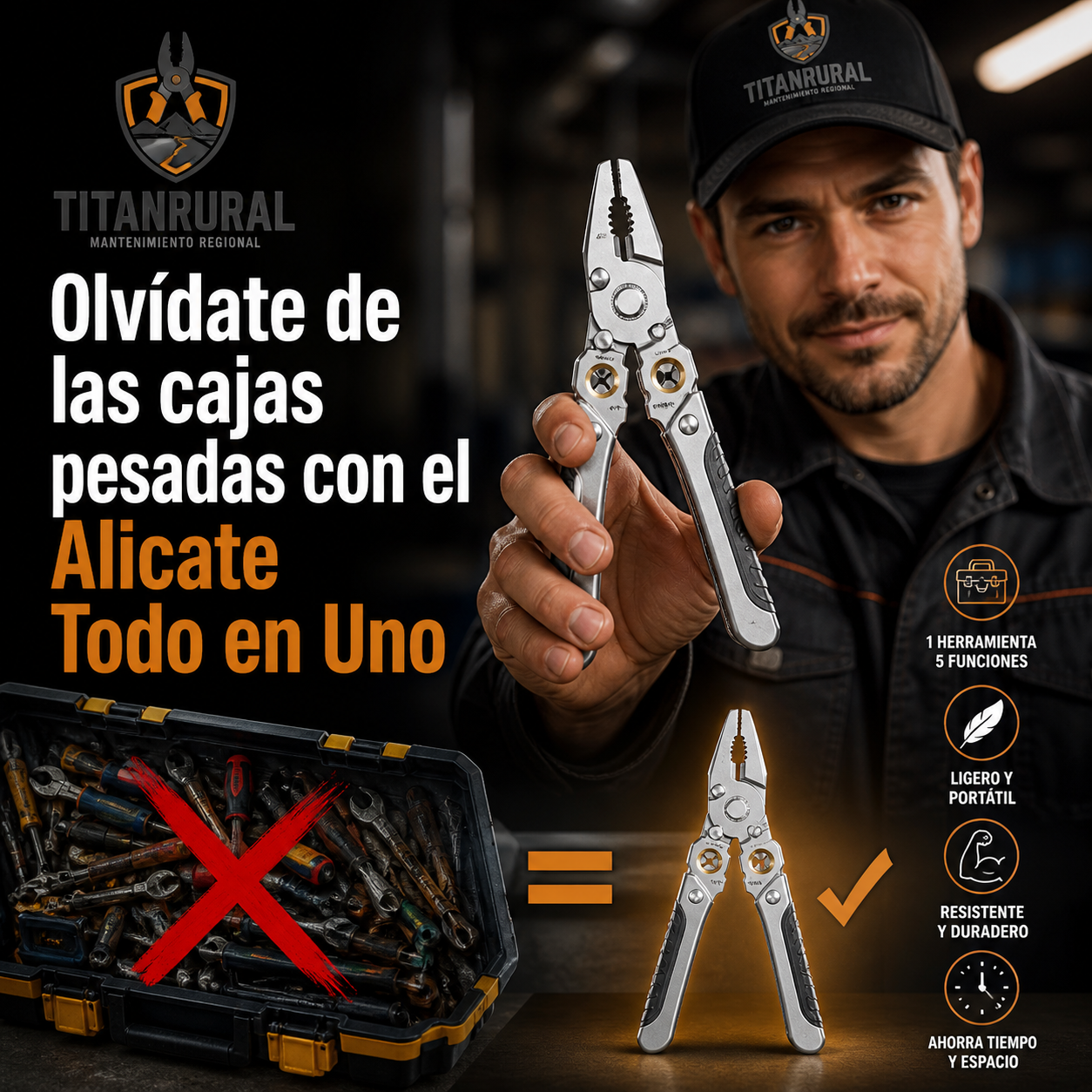 TITANRURAL®️: Precisión y fuerza para tus proyectos de electricidad.