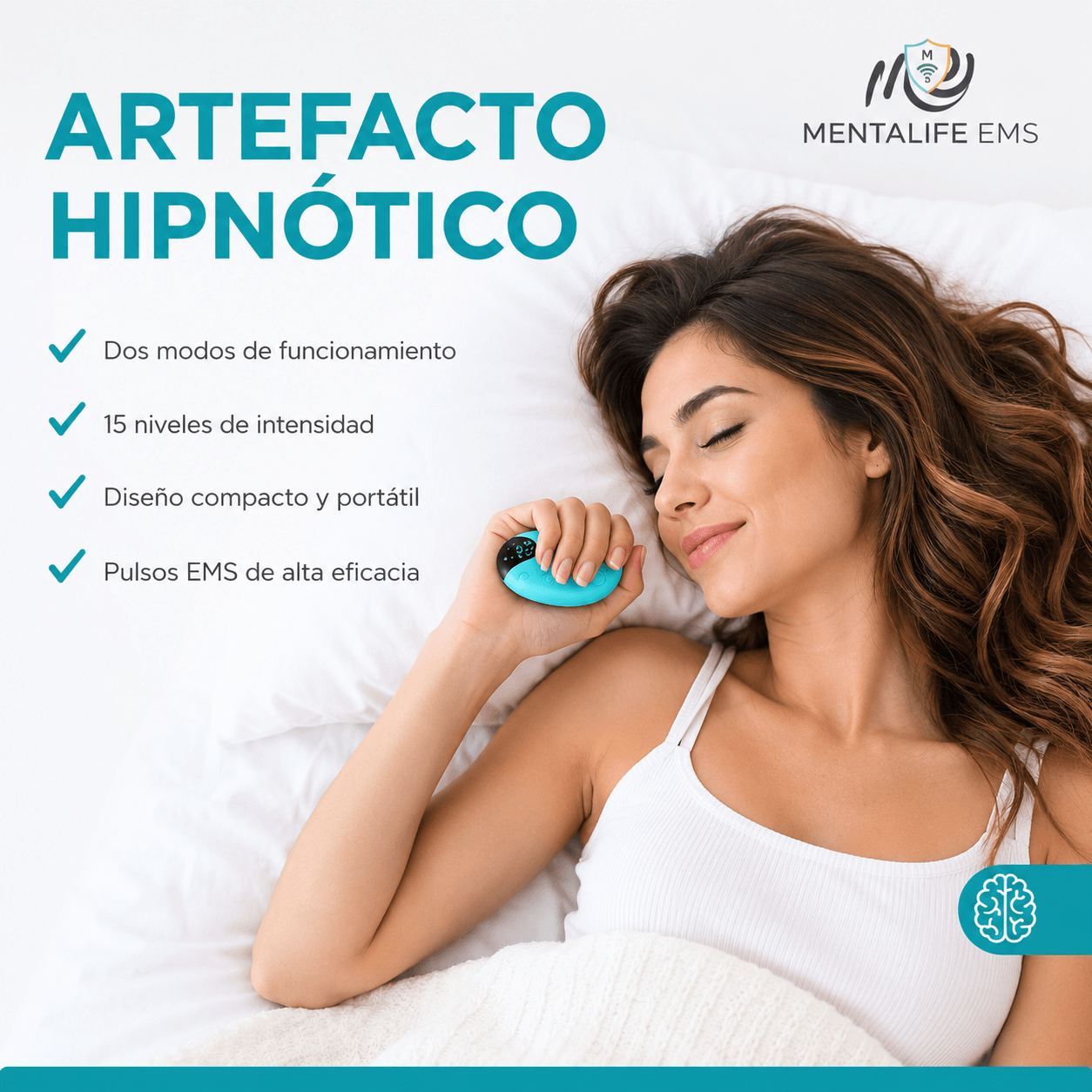 MENTALIFE EMS®: El dispositivo portátil de microcorrientes diseñado para optimizar tu relajación nocturna.