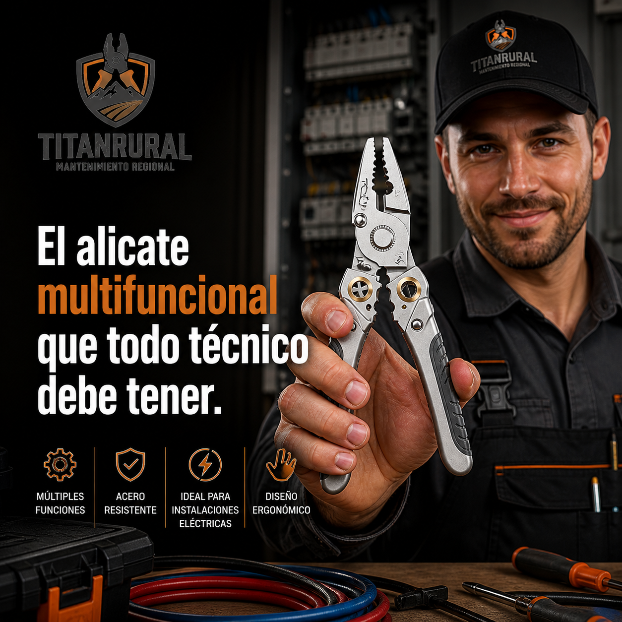 TITANRURAL®️: Precisión y fuerza para tus proyectos de electricidad.