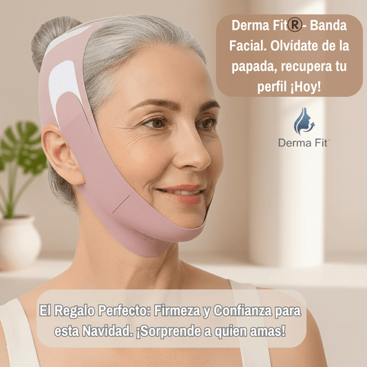 Derma Fit®️- Banda Reductora Facial. Logra un perfil más firme, define tu contorno sin cirugía!