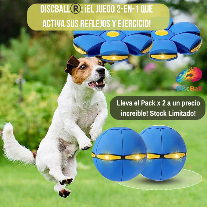 DiscBall®️ - La pelota transformable que garantiza diversión activa y entrena sus reflejos!