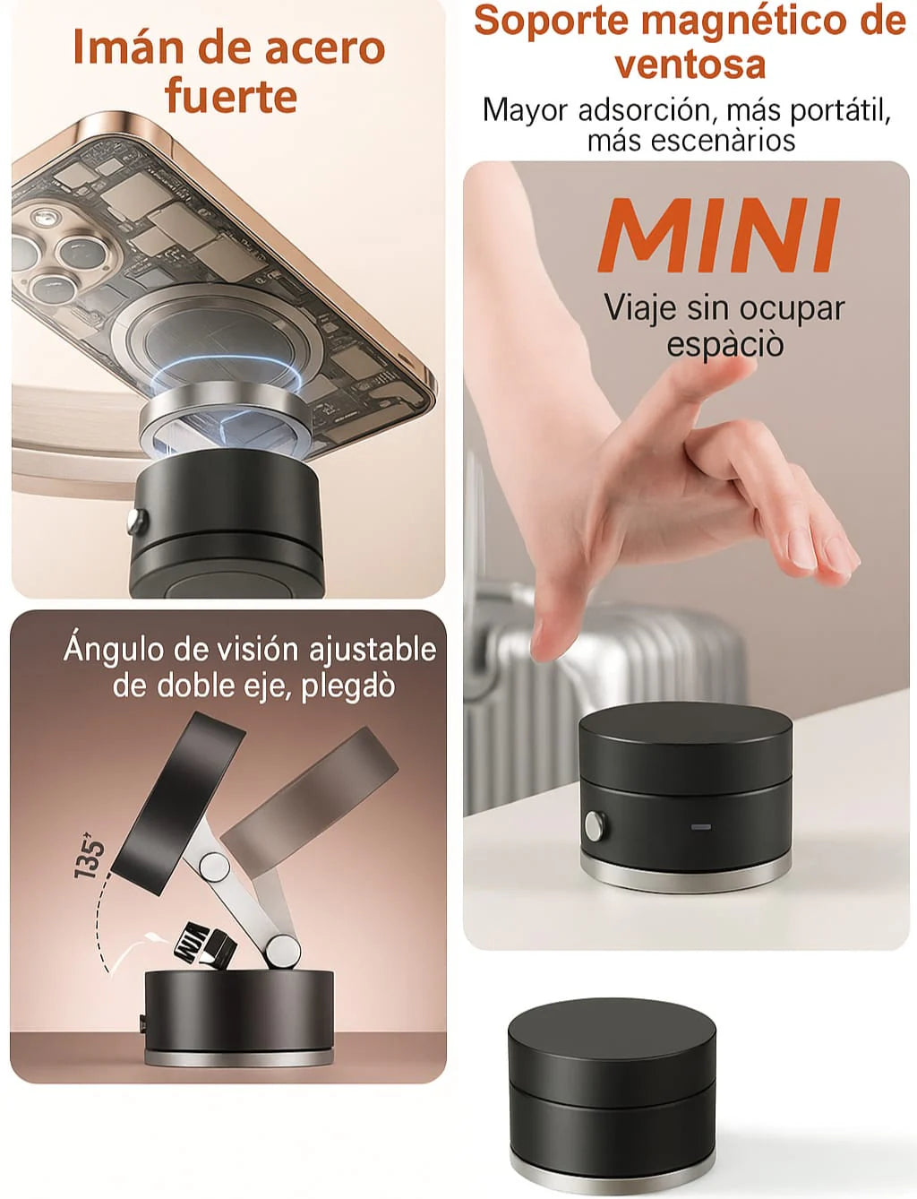 ManoFirme®️- Soporte Magnetico el accesorio que le faltaba a tu celu para el día a día