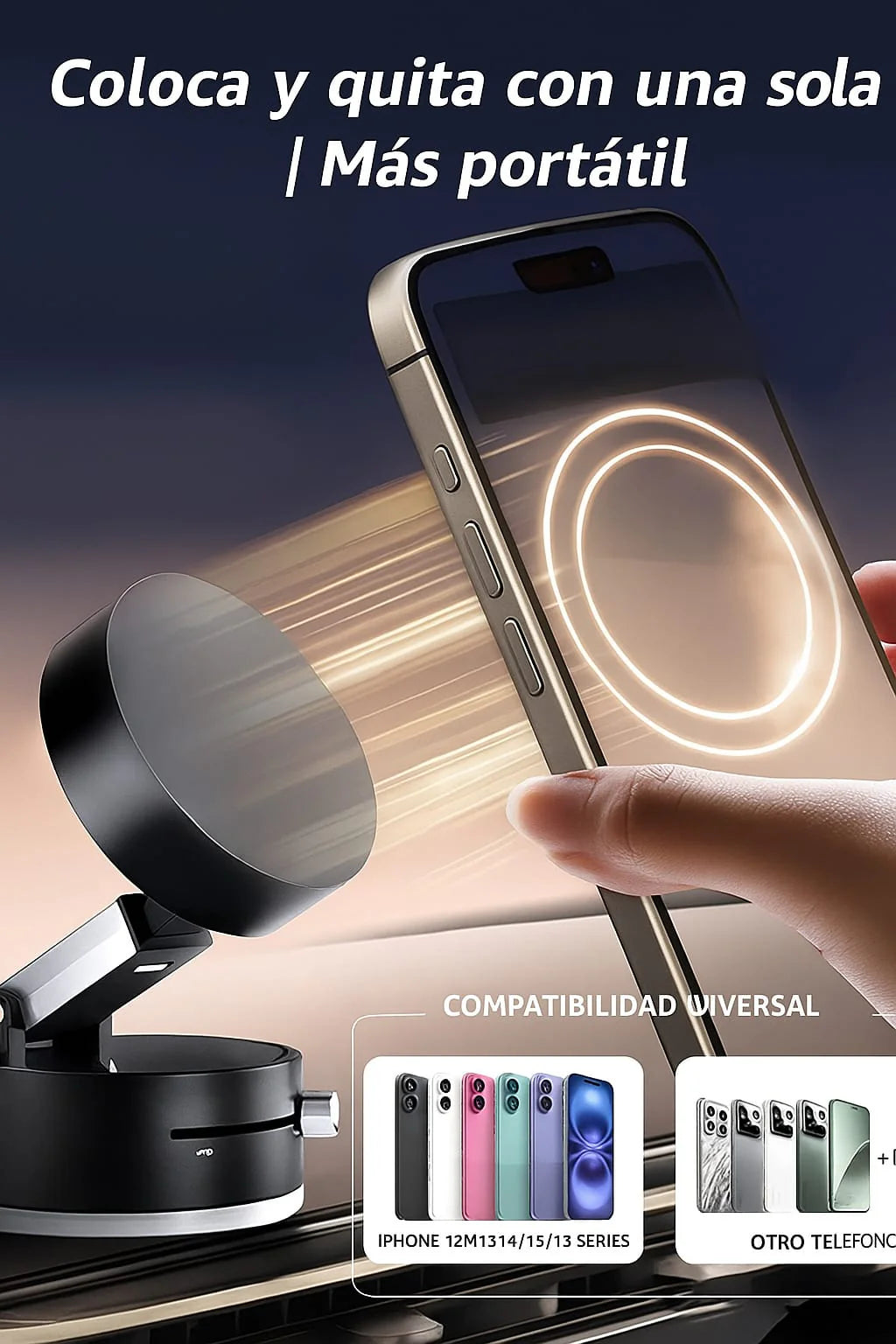 ManoFirme®️- Soporte Magnetico el accesorio que le faltaba a tu celu para el día a día