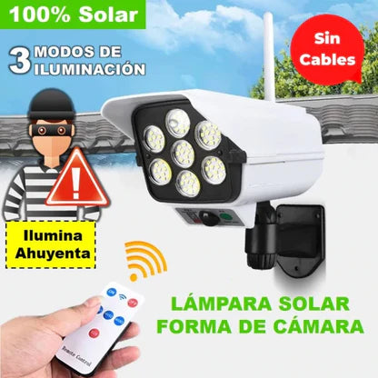FaroGuardian®️ | El Foco Solar 2 en 1 que Ilumina y Simula una Cámara de Seguridad sin Gastar Luz Oferta 3x1