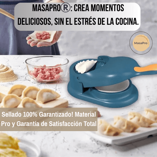 MasaPro®️- Máquina profesional para hacer empanadas perfectas en 7 segundos y sin esfuerzo