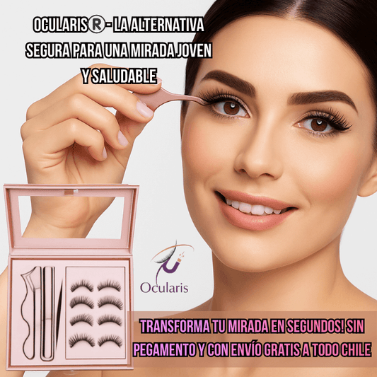 Ocularis®️ - Pestañas Magnéticas: Olvida el pegamento y cuida tus pestañas naturales