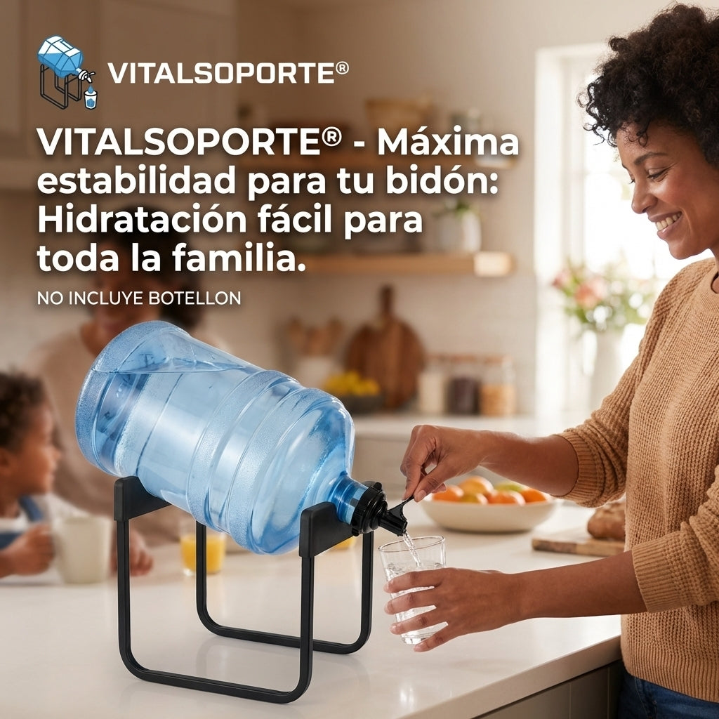 VITALSOPORTE®️ - El soporte ergonómico que cuida tu espalda y organiza tu cocina.