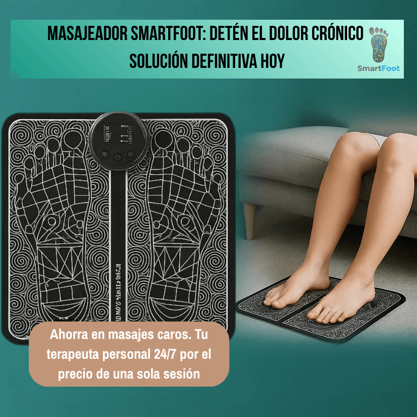 SmartFoot®️ – Masajeador Eléctrico Portátil: La Libertad de Volver a Caminar Sin Dolor Ni Hinchazón