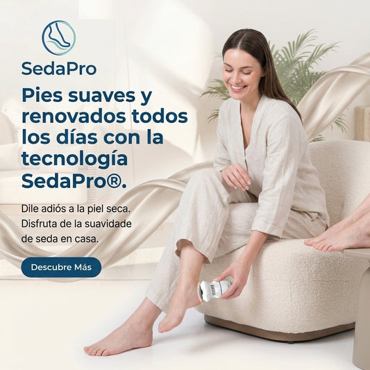 SedaPro®️: Recupera la suavidad natural de tus pies en minutos.