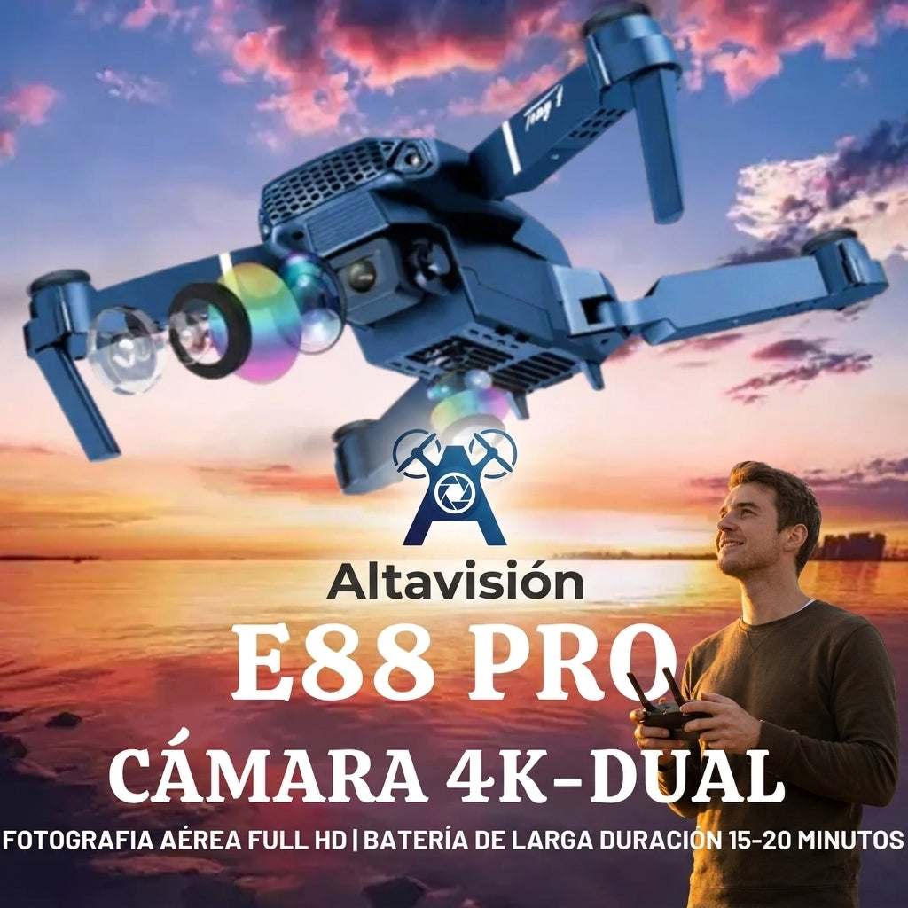 AltaVision®️ - Capture sus mejores recuerdos desde el cielo con el dron más fácil de usar.