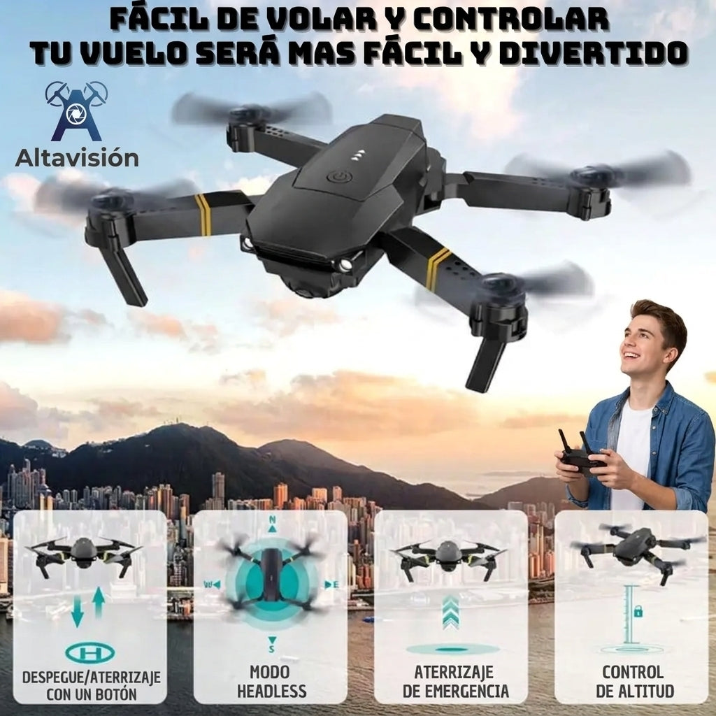 AltaVision®️ - Capture sus mejores recuerdos desde el cielo con el dron más fácil de usar.