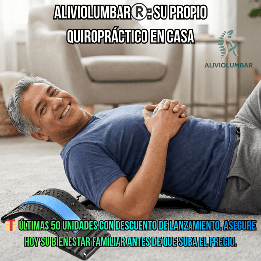 AlivioLumbar®️ - El estiramiento profesional que libera la presión de su columna
