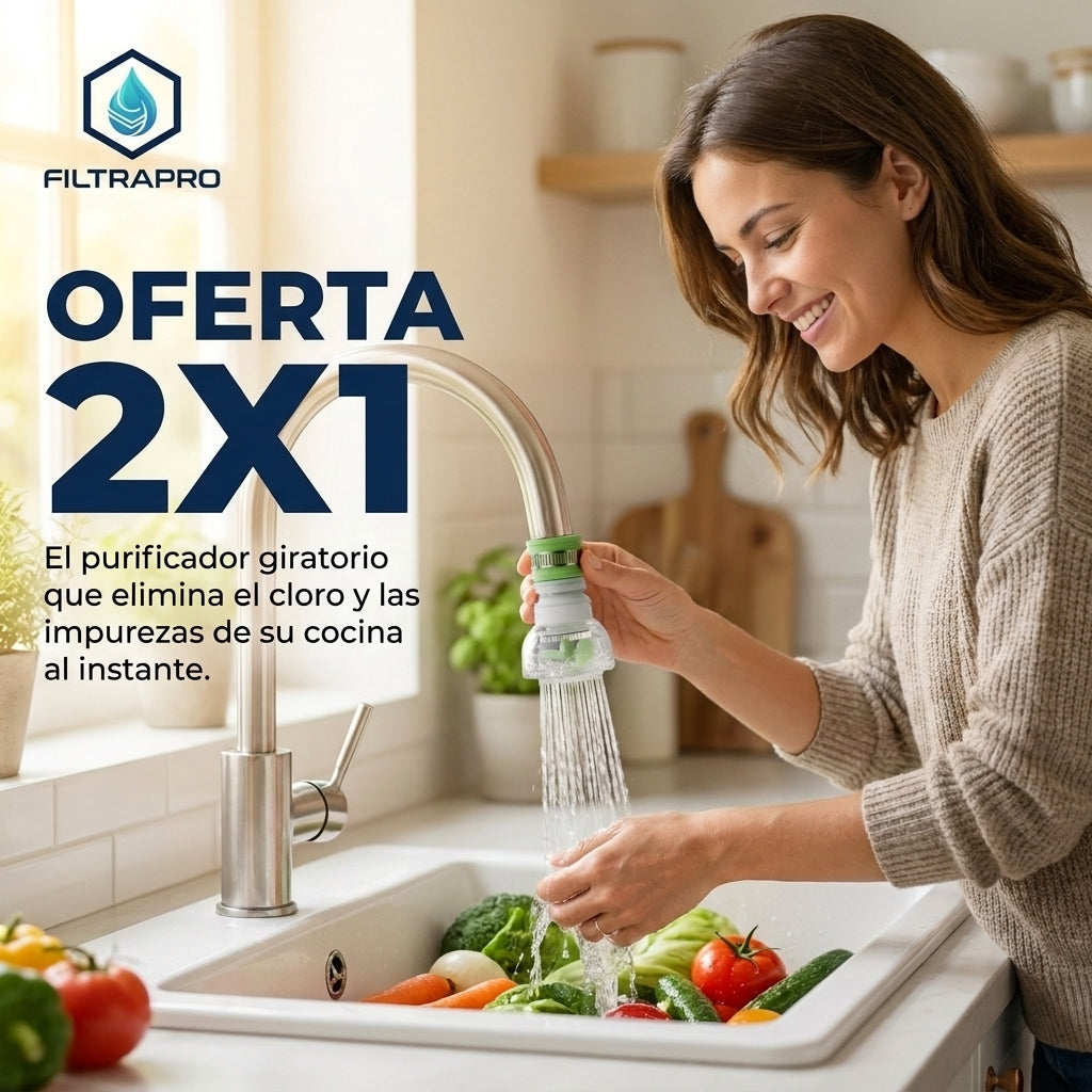 FiltraPro®️ - Agua más pura y saludable para su hogar con nuestra exclusiva Oferta 2x1.