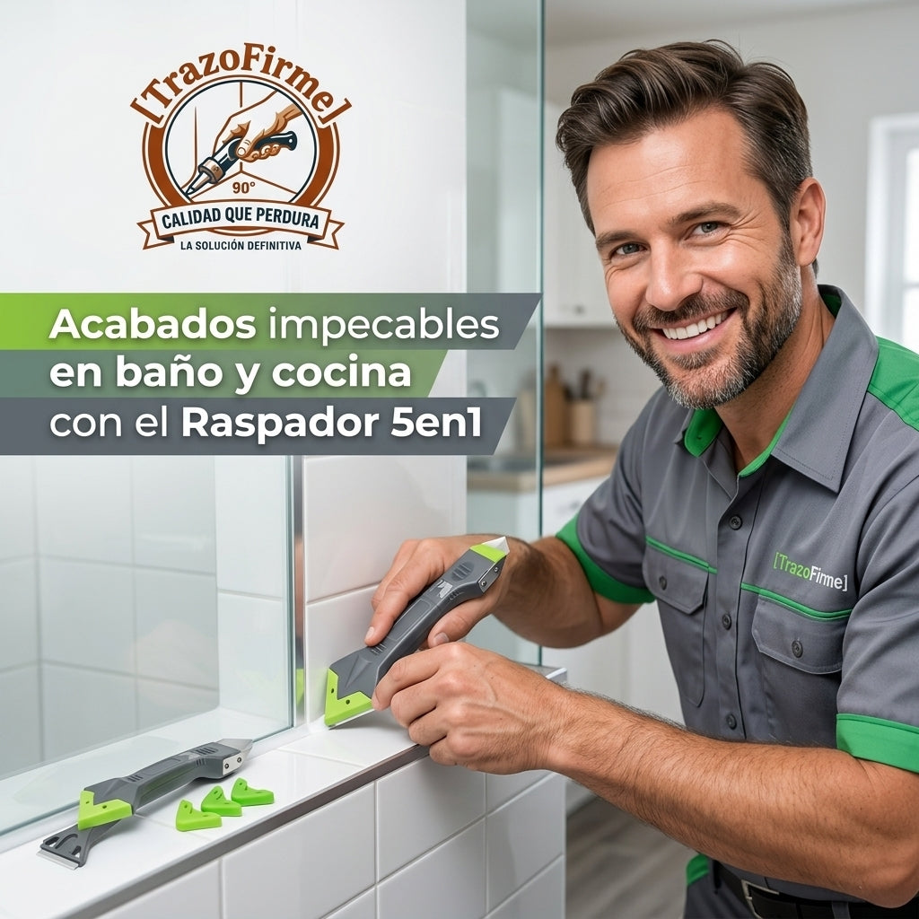 TRAZOFIRME®️: Remueve y aplica silicona sin esfuerzo y sin errores.