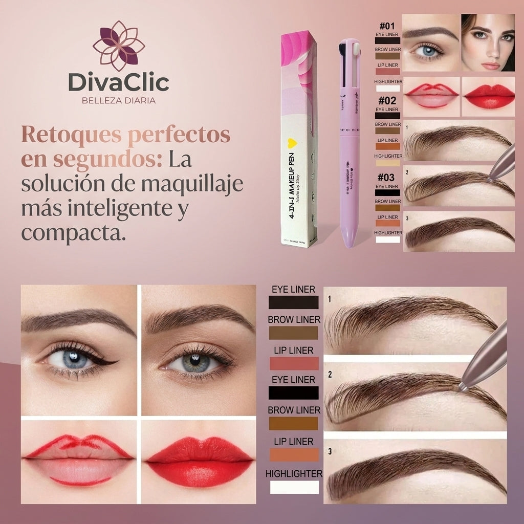 DivaClic®️ - El secreto coreano para un maquillaje impecable en un solo paso. OFERTA 2X1!