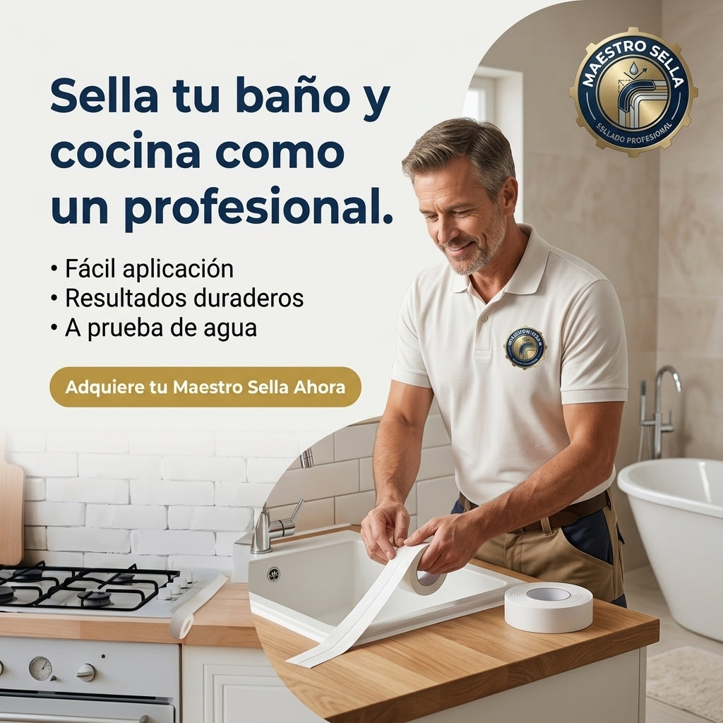 MaestroSella®️: La Cinta Reparadora que elimina filtraciones y moho. OFERTA 2X1