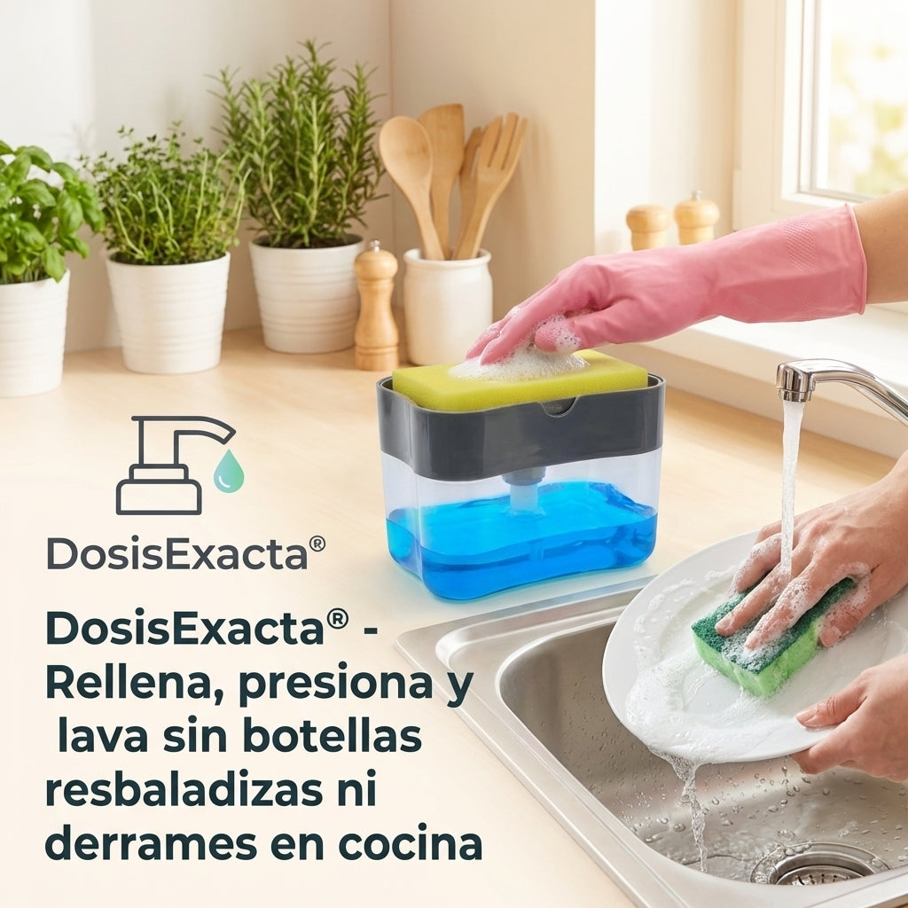DosisExacta®️ Controla cada gota de lavaloza con un solo gesto desde tu mesón