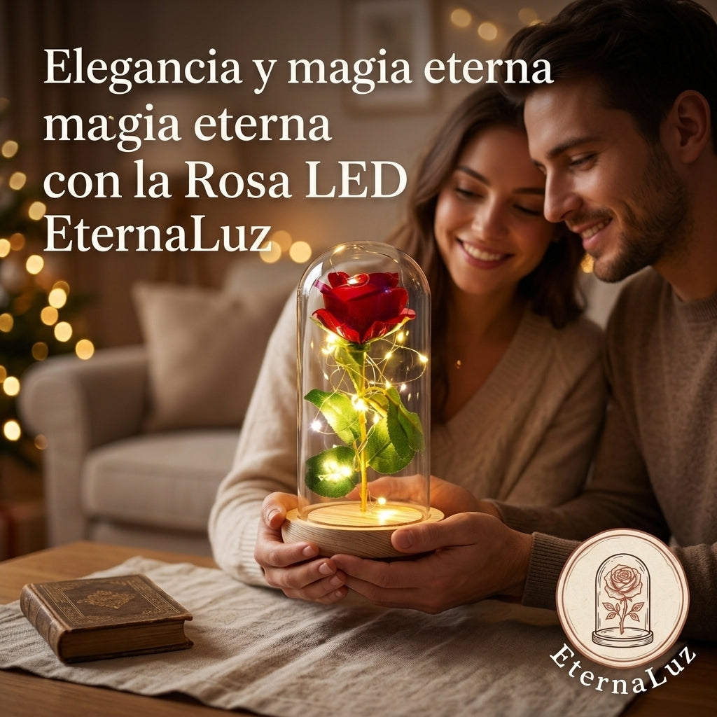 EternaLuz®️: La rosa que ilumina tus momentos más especiales.