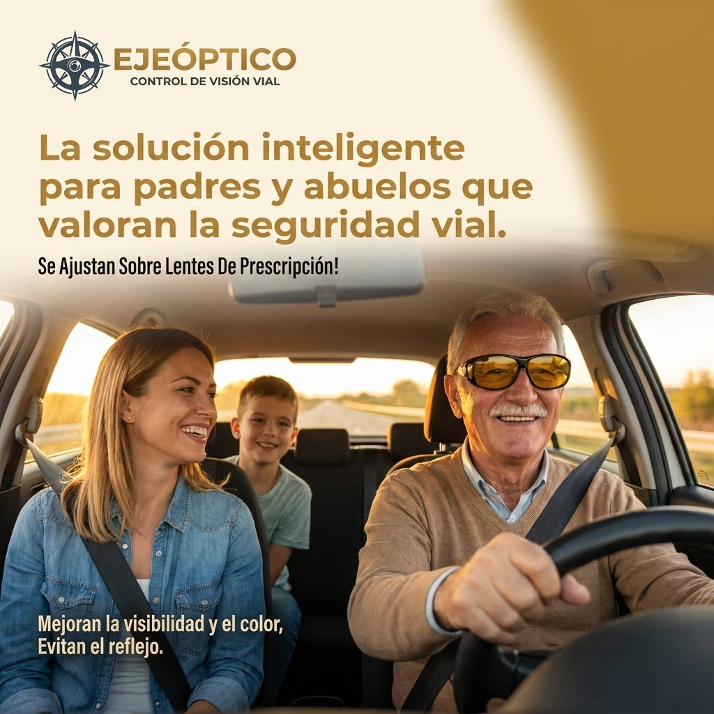EjeOptico®️  Recupere la seguridad al conducir de noche con la tecnología anti-encandilamiento.