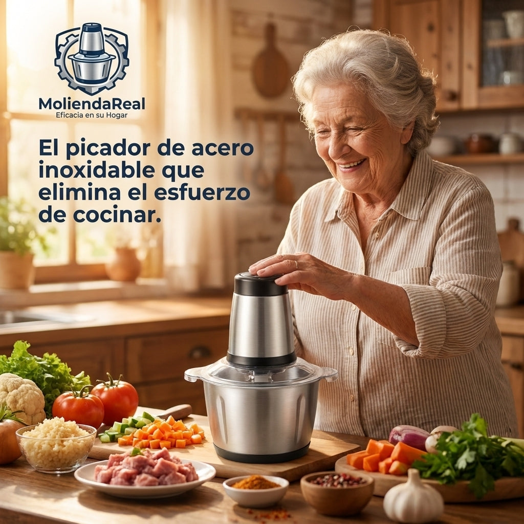 MoliendaReal®️ - Potencia y durabilidad en su cocina: El asistente ideal para la familia chilena.