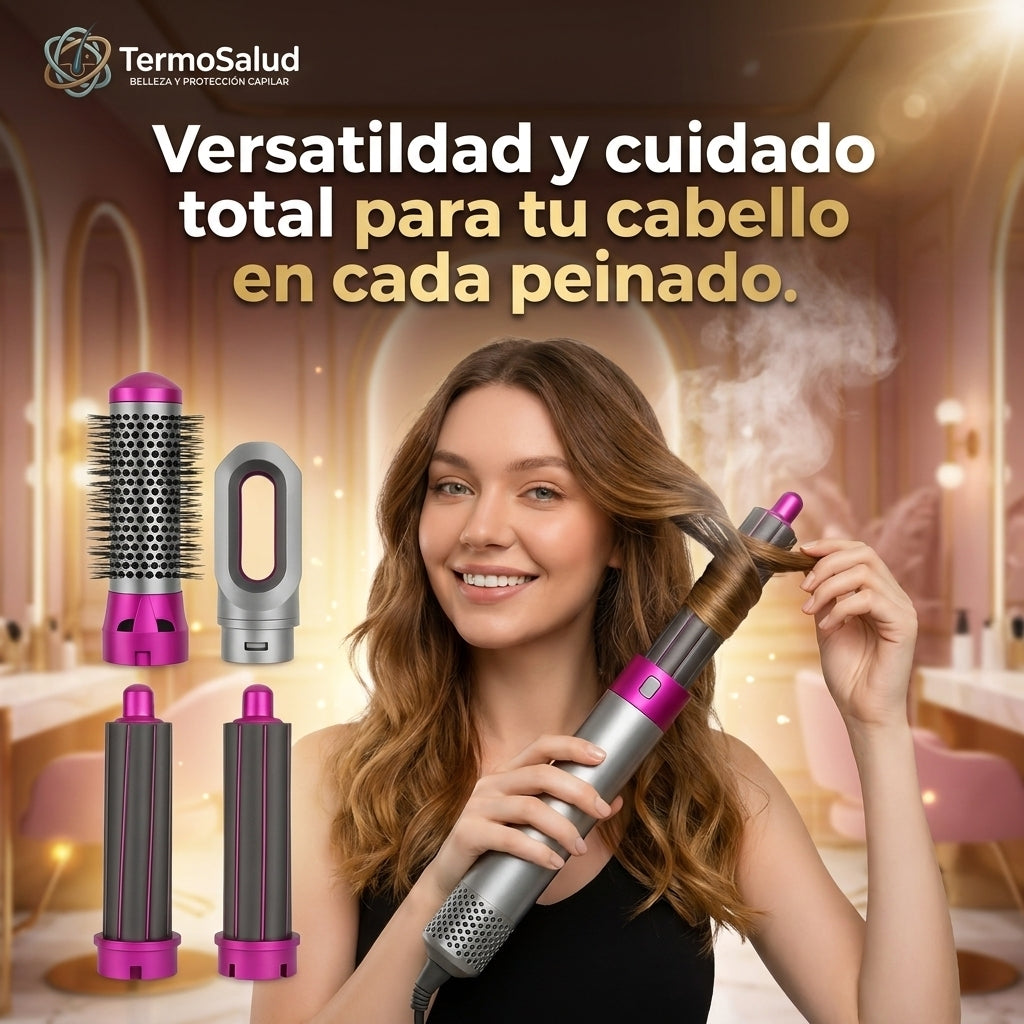 TERMOSALUD®️: El Cepillo Secador 5 en 1 que revoluciona tu rutina de belleza.