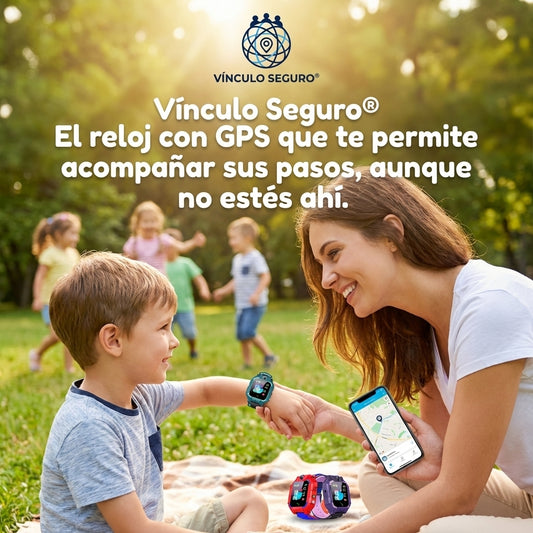 Vínculo Seguro®️  La alternativa inteligente al primer celular: Conectados, protegidos y sin riesgos.