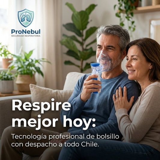 ProNebul®️  Sin cables, sin ruidos: El nebulizador portátil diseñado para su total comodidad.