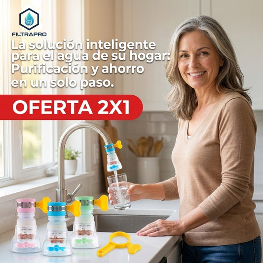 FiltraPro®️ - Agua más pura y saludable para su hogar con nuestra exclusiva Oferta 2x1.