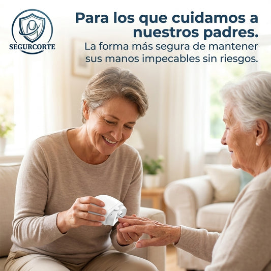 SegurCorte®️ - El cortaúñas inteligente con luz LED diseñado para la comodidad de los adultos.