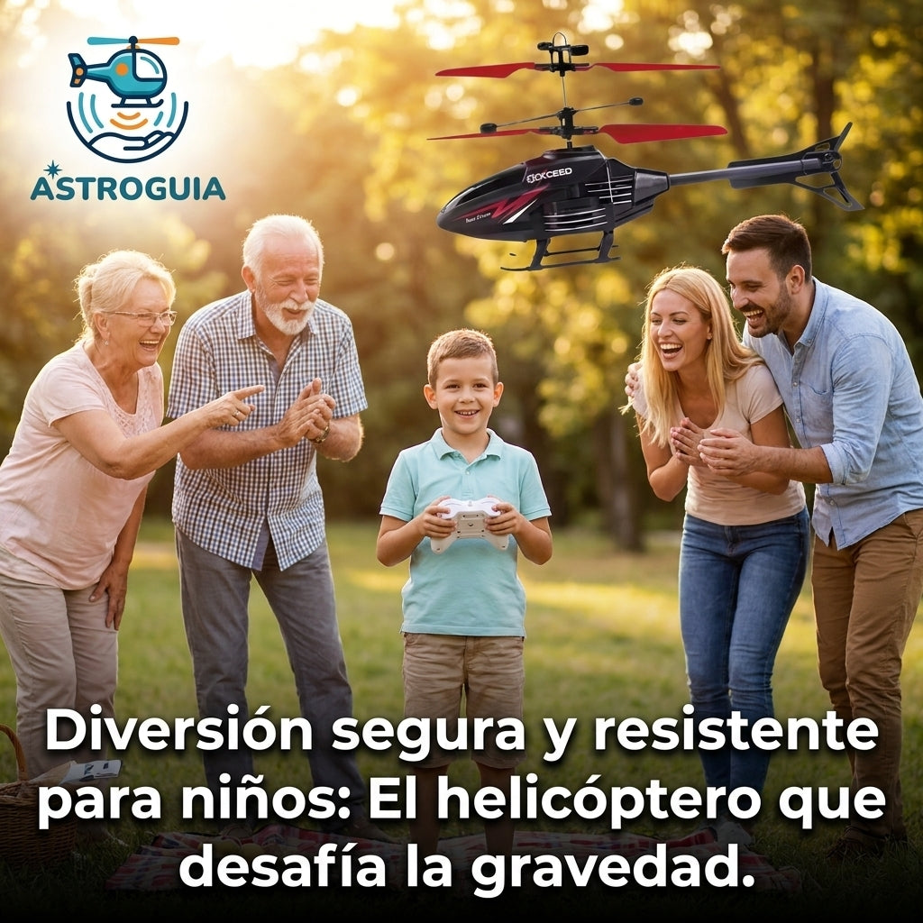 Astroguia® - El Helicóptero Control Remoto que vuela con el movimiento de sus manos.