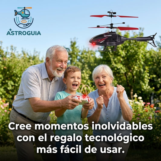 Astroguia® - El Helicóptero Control Remoto que vuela con el movimiento de sus manos.