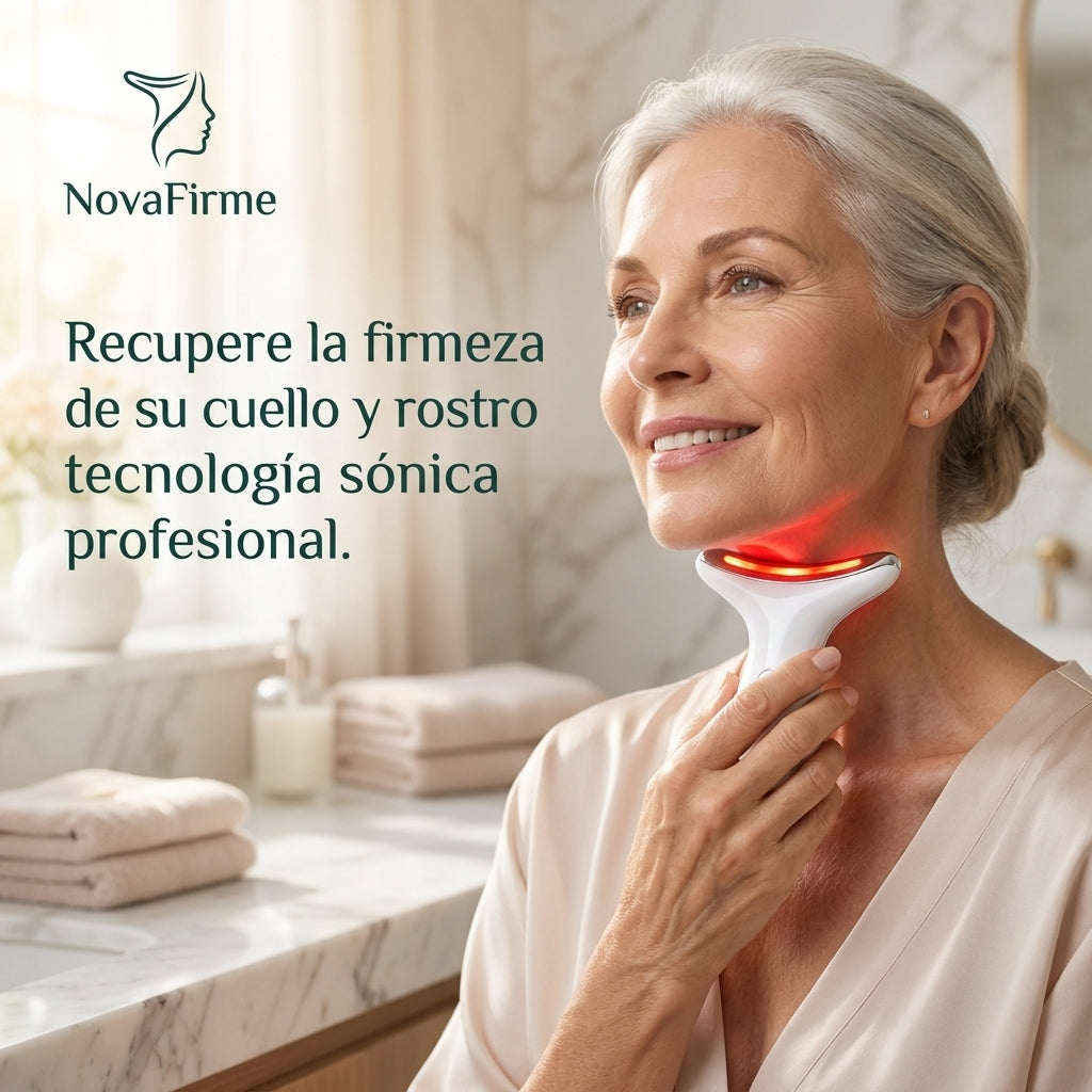 NovaFirme®️ - El secreto para una piel más joven y tersa: Adiós a la papada y las arrugas.
